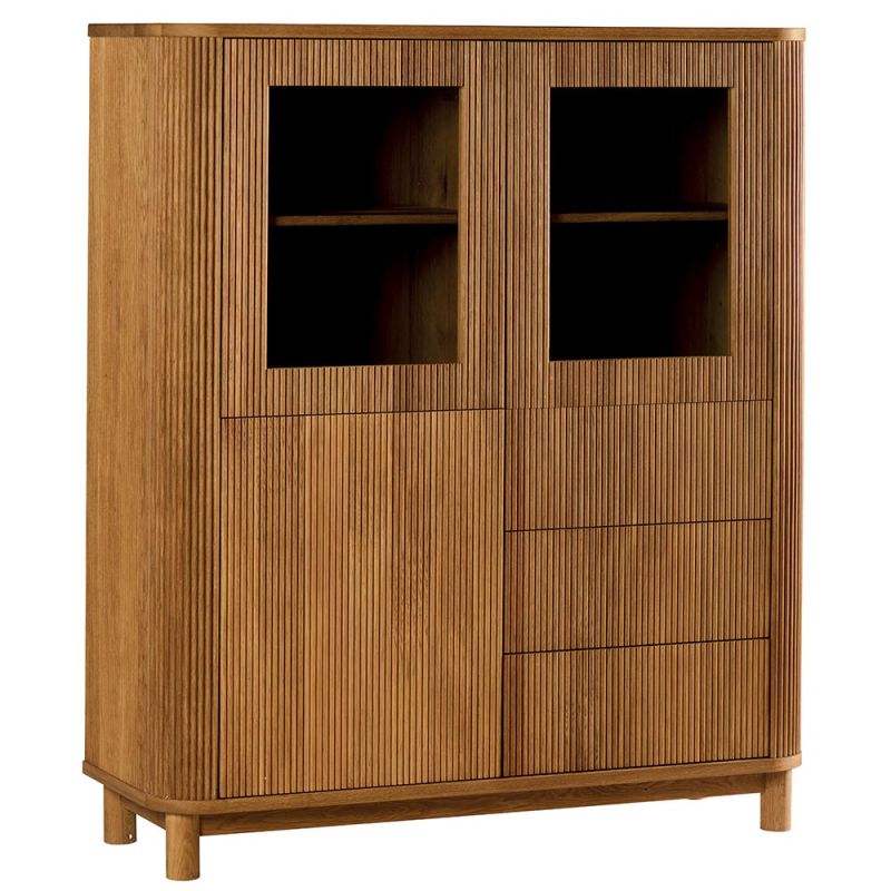 Enfilade Winton 3 portes 130 cm en chêne