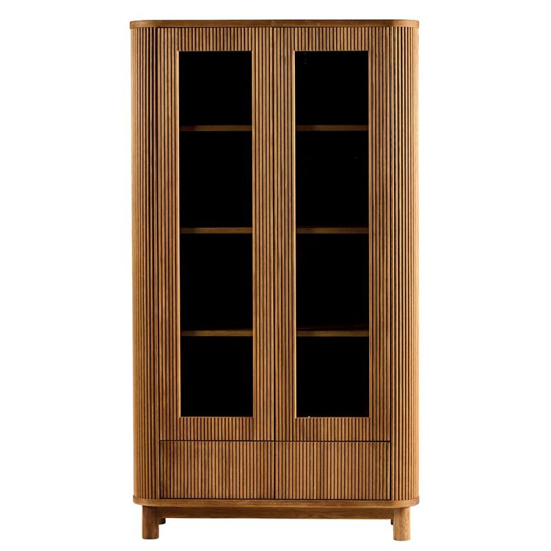 Vitrine Winton 2 portes en Chêne