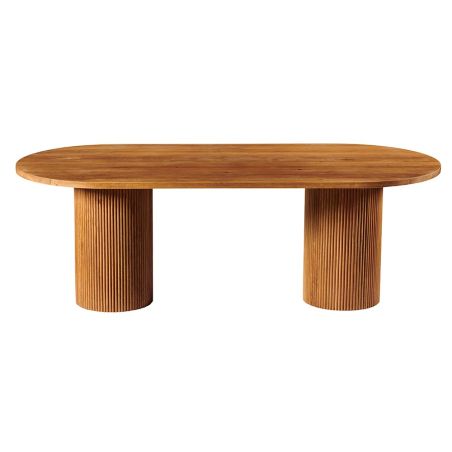 Table ovale à manger en chêne - Winton