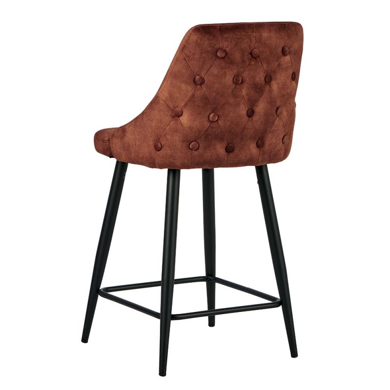 Chaise pour îlot central Lou en kaki