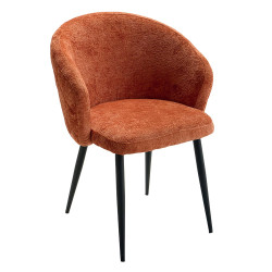 Chaise KANSAS terracotta -...