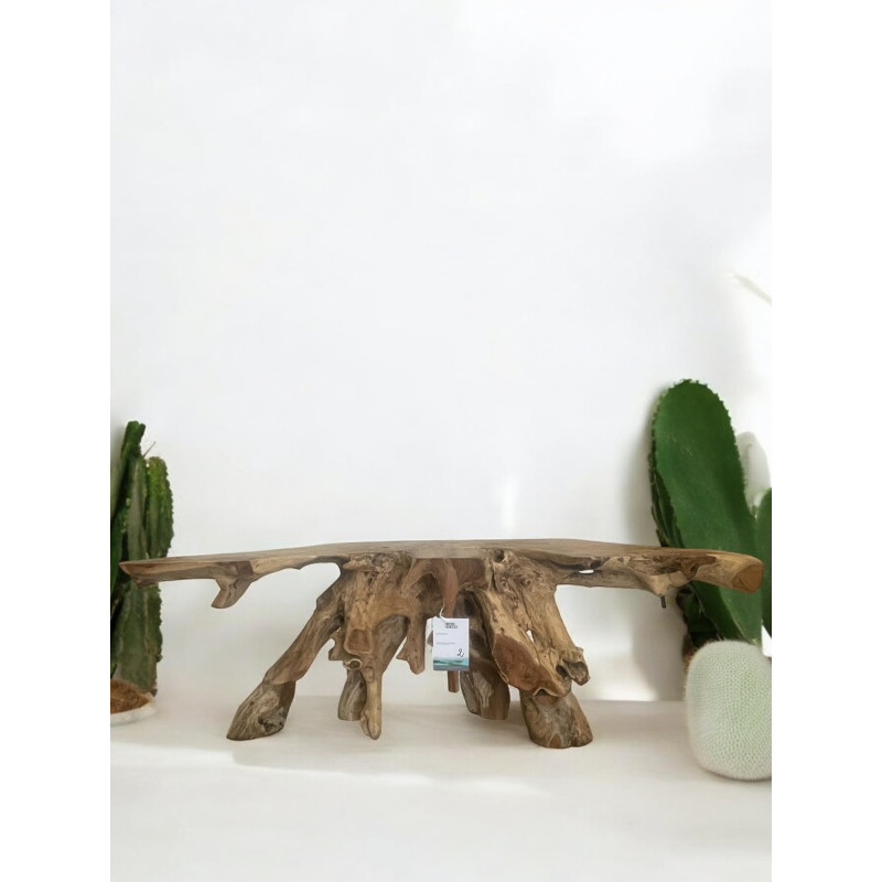 Console en Racine de Teck 180 cm Ari