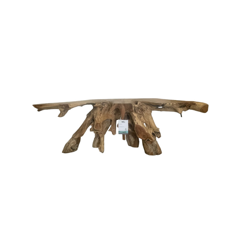 Console en Racine de Teck 180 cm Ari
