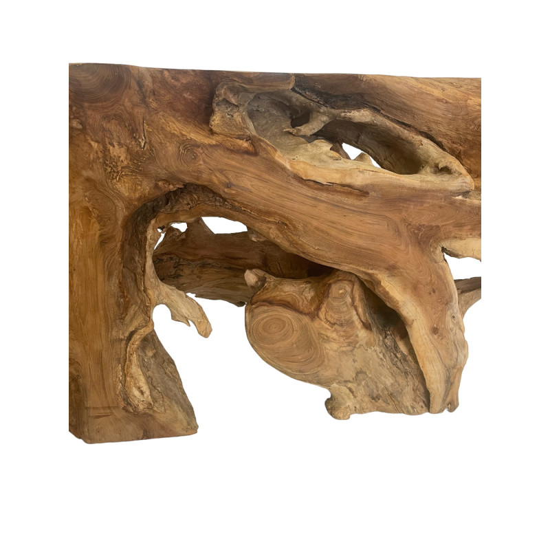 Console en Racine de Teck 150 cm Kuta