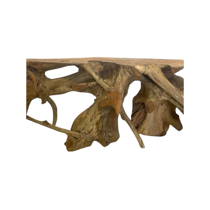 Meuble TV en Racine de Teck 120 cm Pandawa