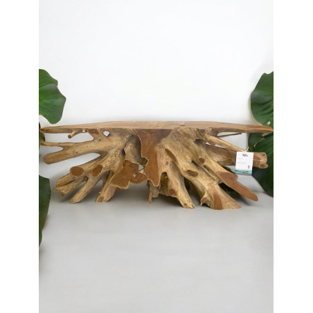 Console en Racine de Teck 150 cm Saraswati