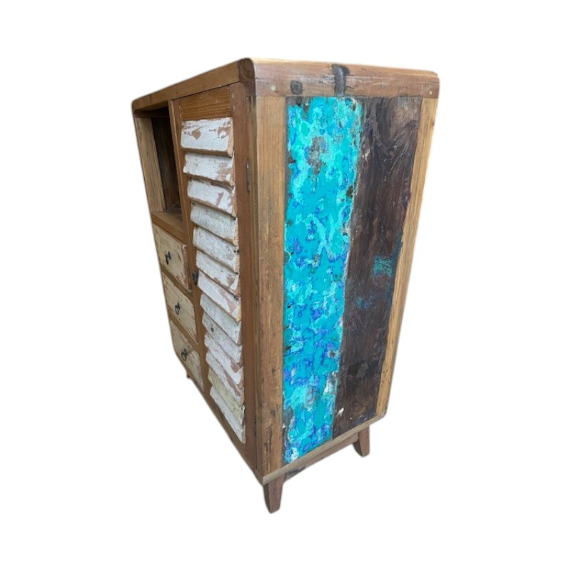 Meuble d'entrée Pintu en bois recyclé