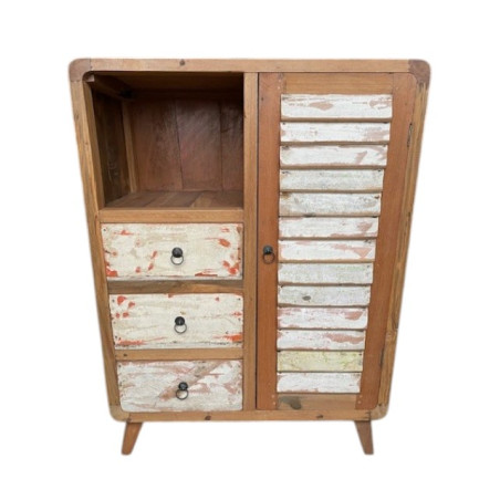 Meuble d'entrée Pintu en bois recyclé