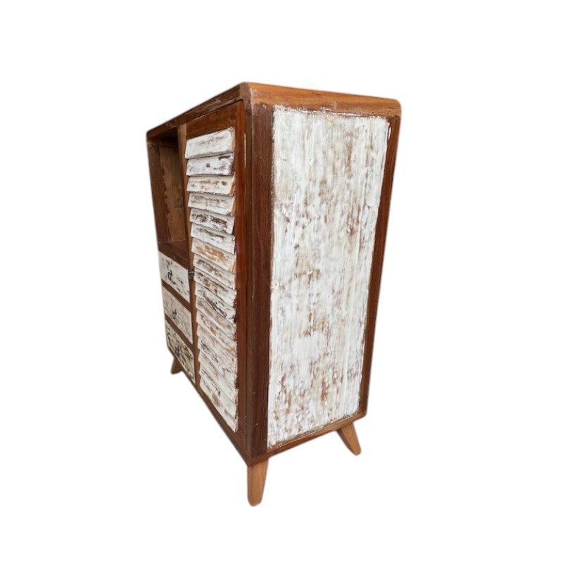Meuble d'entrée Baha en Bois Recyclé