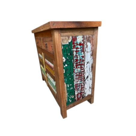 Bahut Bas en Bois de Bateau Recyclé - Hapa