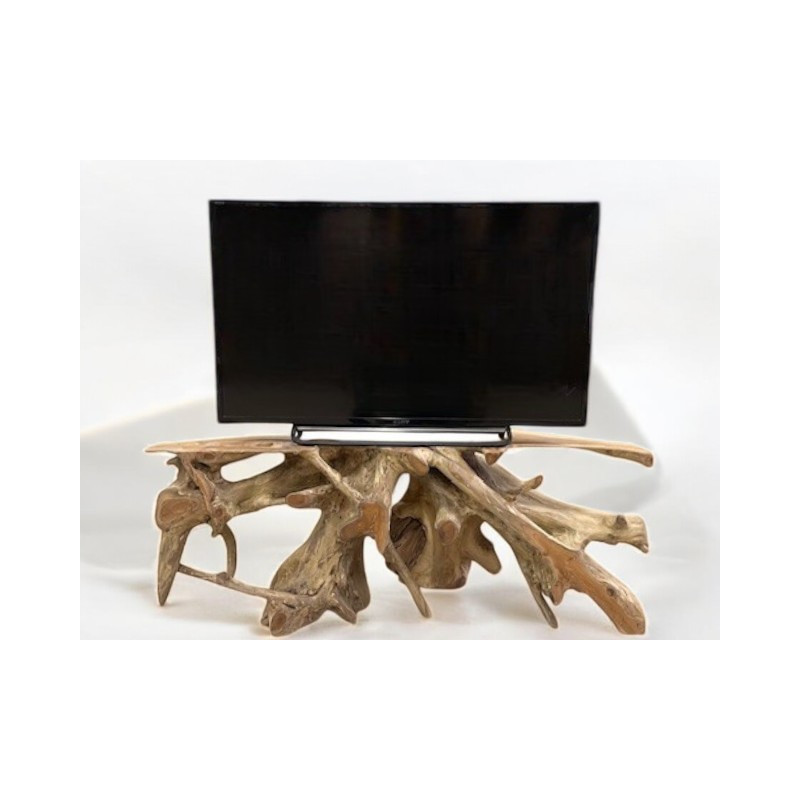 Meuble TV en Racine de Teck 120 cm Pandawa
