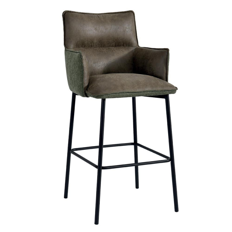 Chaise De Bar LOKKA Vert - CASITA