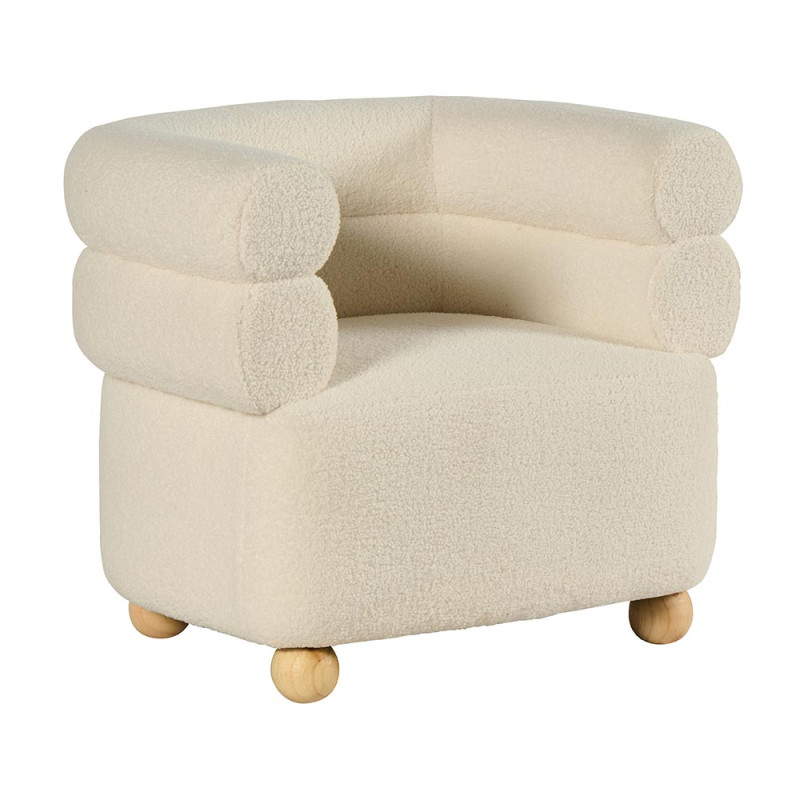 Fauteuil WALA Blanc - CASITA