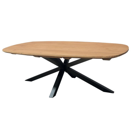 Table basse Ovale BAHIA en Teck Recyclé et Métal  - CASITA