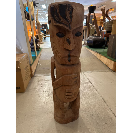 Tiki TA MOKO en cocotier H 100 cm - KOHDECO