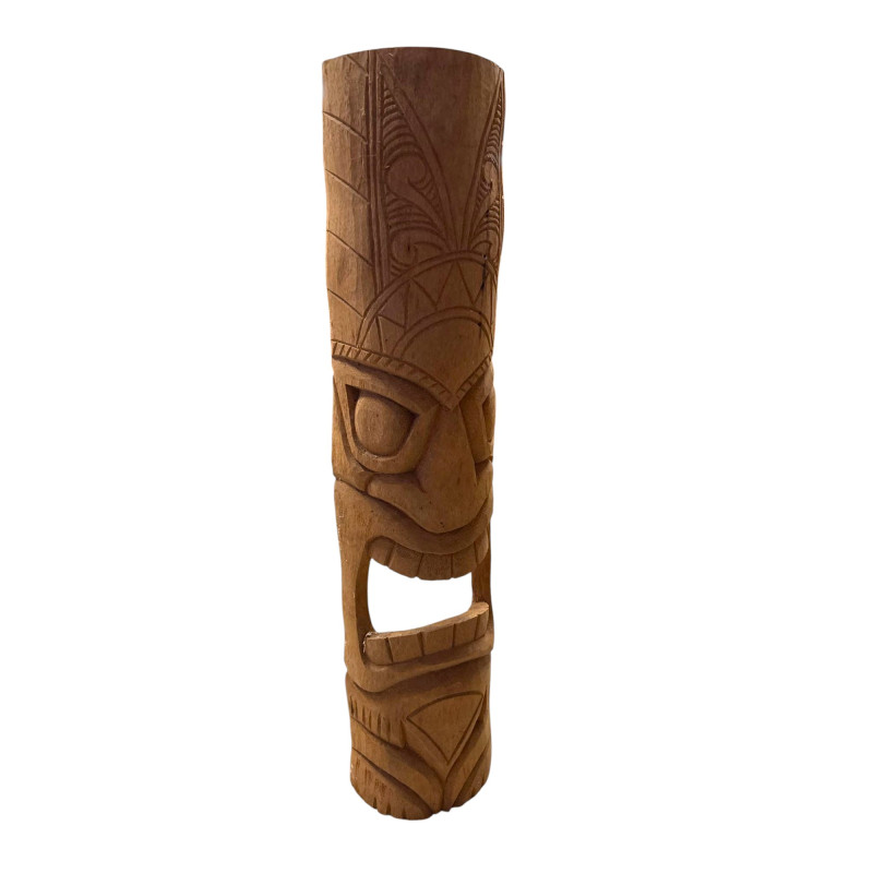 Masque TIKI Sculpté à la main 100 cm - KOHDECO