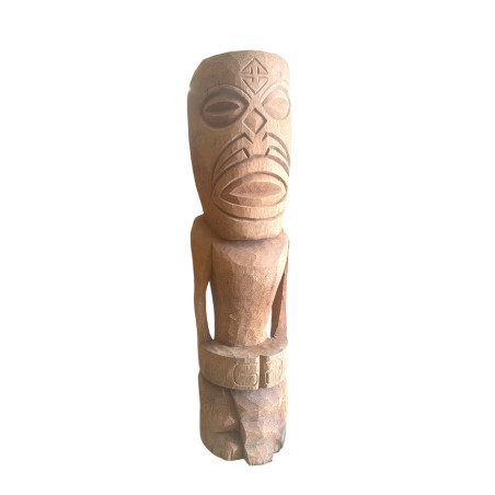 Tiki Maori en Bois de Cocotier H 100 cm - KOHDECO
