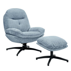 Fauteuil Branson - Bleu -...