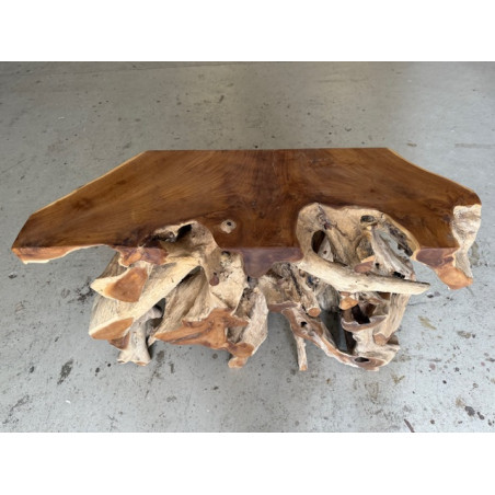 Console en Racine de Teck 120 cm
