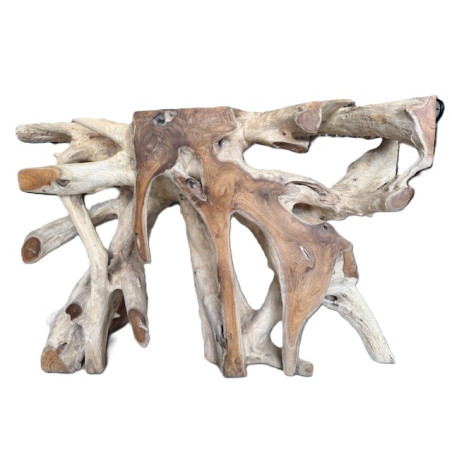 Console en Racine de Teck 120 cm