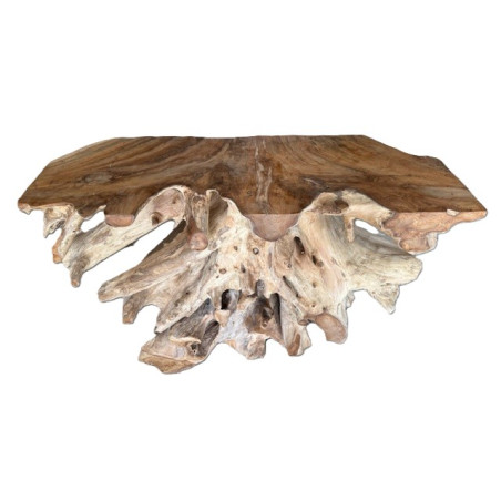Console en Racine de Teck 120 cm