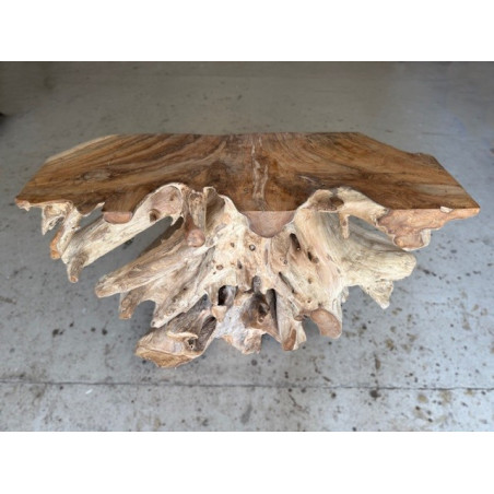 Console en Racine de Teck 120 cm