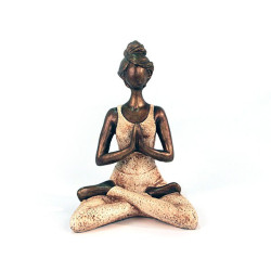 Statue Yogi Femme en résine...