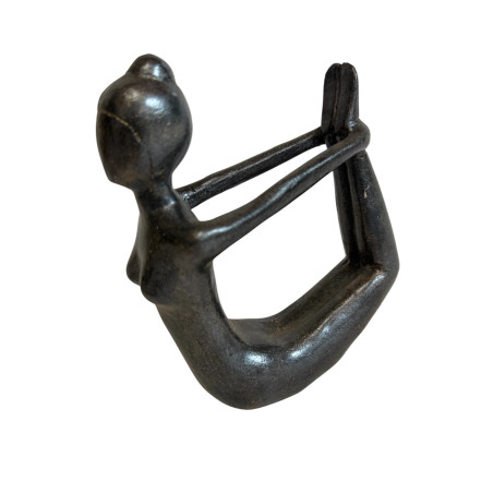 Statue Yoga en résine - Posture de l'arc – 20 cm