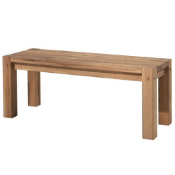 Banc 1m23 en chêne LODGE CASITA
