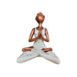 Statue Yogi Femme en résine...