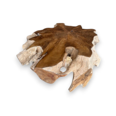 Table Basse Ronde  Racine de teck flotté  -  ∅ 100 cm