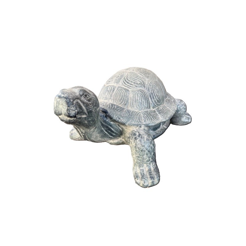 Statue Tortue en Résine effet Pierre – 29 cm
