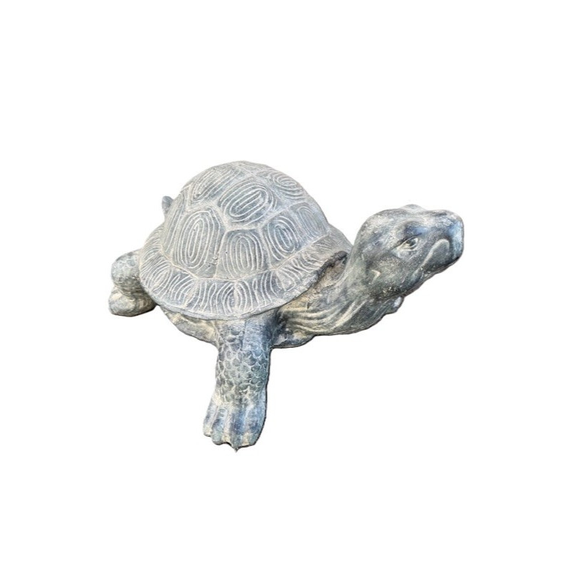 Statue Tortue en Résine effet Pierre – 29 cm