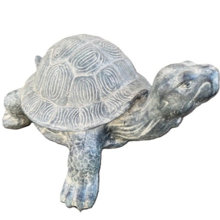 Statue Tortue en Résine effet Pierre – 29 cm