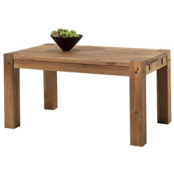 Table L 1m50 en chêne LODGE CASITA