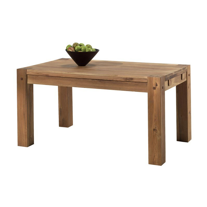 Table L 1m50 en chêne LODGE CASITA