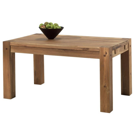 Table L 1m50 en chêne LODGE CASITA