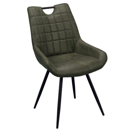 Chaise En Tissus Vert Chadin - CASITA