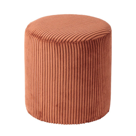 Pouf Rond SNAW Rouille - CASITA
