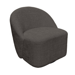 Fauteuil Tournant MARYLIN Marron - CASITA